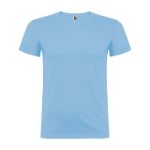 Men’s 100% cotton jersey t-shirt, 155 g/m², Roly Beagle light blue colour