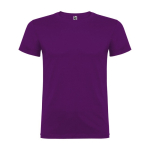 Men’s 100% cotton jersey t-shirt, 155 g/m², Roly Beagle purple colour