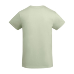 Men’s organic cotton jersey t-shirt, 175 g/m², Roly mist green colour