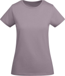 Women’s organic cotton jersey t-shirt, 175 g/m², Roly lavanda colour