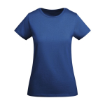 Women’s organic cotton jersey t-shirt, 175 g/m², Roly royal blue colour