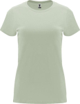 Women’s 100% cotton jersey t-shirt, 170 g/m², Roly mist green colour