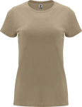 Women’s 100% cotton jersey t-shirt, 170 g/m², Roly sand colour