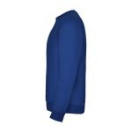 Unisex cotton and polyester jersey sweater, 280 g/m², Roly royal blue colour