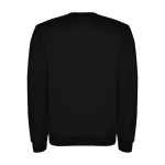 Children’s cotton and polyester jersey sweater, 280 g/m², Roly black colour