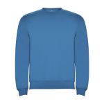 Children’s cotton and polyester jersey sweater, 280 g/m², Roly navy-blue colour