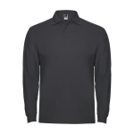 Men’s 100% cotton piqué polo shirt, 220 g/m², Roly graphite colour