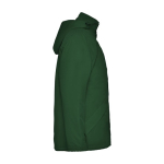 Unisex waterproof polyester jacket, 400 g/m², Roly bottle green colour