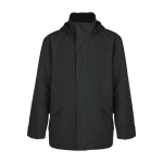 Unisex waterproof polyester jacket, 400 g/m², Roly graphite colour