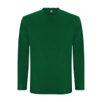 Men’s 100% cotton jersey t-shirt, 160 g/m², Roly bottle green colour