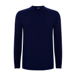 Men’s 100% cotton jersey t-shirt, 160 g/m², Roly navy-blue colour