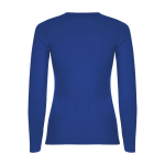 Women’s 100% cotton jersey t-shirt, 160 g/m², Roly royal blue colour