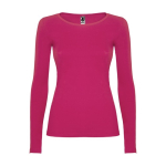 Women’s 100% cotton jersey t-shirt, 160 g/m², Roly fuchsia colour