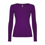 Women’s 100% cotton jersey t-shirt, 160 g/m², Roly purple colour