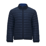 Padded jacket for men made of 100% polyester, 290 g/m², Roly navy-blue colour