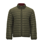 Padded jacket for men made of 100% polyester, 290 g/m², Roly military green colour