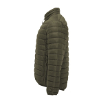 Padded jacket for men made of 100% polyester, 290 g/m², Roly military green colour