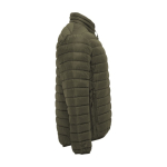 Padded jacket for men made of 100% polyester, 290 g/m², Roly military green colour