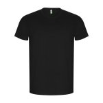 Men’s 100% organic cotton t-shirt, 160 g/m², Roly black colour