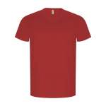 Men’s 100% organic cotton t-shirt, 160 g/m², Roly red colour