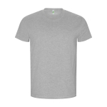 Men’s 100% organic cotton t-shirt, 160 g/m², Roly heather light grey colour