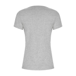 Women’s 100% organic cotton t-shirt, 160 g/m², Roly heather light grey colour