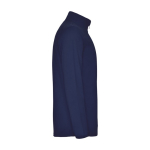 Men’s 100% polyester microfleece sweater, 155 g/m², Roly navy-blue colour