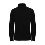 Women’s 100% polyester microfleece sweater, 155 g/m², Roly black colour