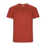 Men’s technical t-shirt with 50% recycled polyester, 135 g/m², Roly red colour