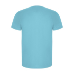 Men’s technical t-shirt with 50% recycled polyester, 135 g/m², Roly turquoise colour