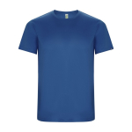 Men’s technical t-shirt with 50% recycled polyester, 135 g/m², Roly royal blue colour