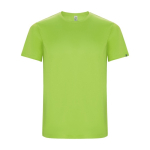 Men’s technical t-shirt with 50% recycled polyester, 135 g/m², Roly lime colour