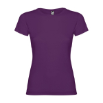 Women’s 100% cotton jersey t-shirt, 155 g/m², Roly purple colour