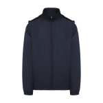 Lightweight unisex waterproof polyester jacket, 85 g/m², Roly navy-blue colour