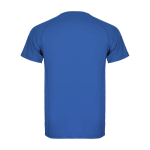 Men’s pique-knit technical polyester t-shirt, 150 g/m², Roly royal blue colour