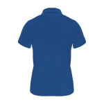 Women’s pique-knit technical polyester polo shirt, 150 g/m², Roly royal blue colour