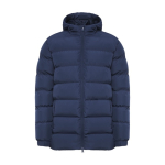 Unisex padded sports parka made of polyester, 110 g/m², Roly navy-blue colour