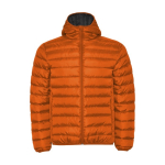 Padded polyester jacket for men, 290 g/m², Roly orange colour