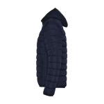 Women’s padded polyester jacket with hood, 290 g/m², Roly navy-blue colour