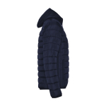 Women’s padded polyester jacket with hood, 290 g/m², Roly navy-blue colour