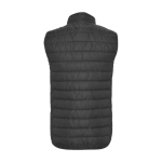 Men’s feather-touch insulated polyester vest, 290 g/m², Roly graphite colour