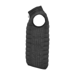 Men’s feather-touch insulated polyester vest, 290 g/m², Roly graphite colour