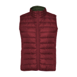 Women’s feather-touch insulated polyester vest, 290 g/m², Roly burgundy colour