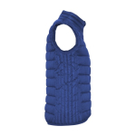 Women’s feather-touch insulated polyester vest, 290 g/m², Roly electric blue colour