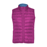 Women’s feather-touch insulated polyester vest, 290 g/m², Roly fuchsia colour