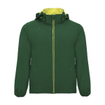 Unisex softshell jacket made of polyester and elastane, 300 g/m², Roly bottle green colour