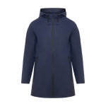 Men’s waterproof polyester raincoat, 210 g/m², Roly navy-blue colour