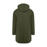 Men’s waterproof polyester raincoat, 210 g/m², Roly military green colour