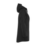 Women’s waterproof polyester raincoat, 210 g/m², Roly black colour