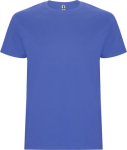 Men’s 100% cotton jersey t-shirt, 190 g/m², Roly riviera blue colour